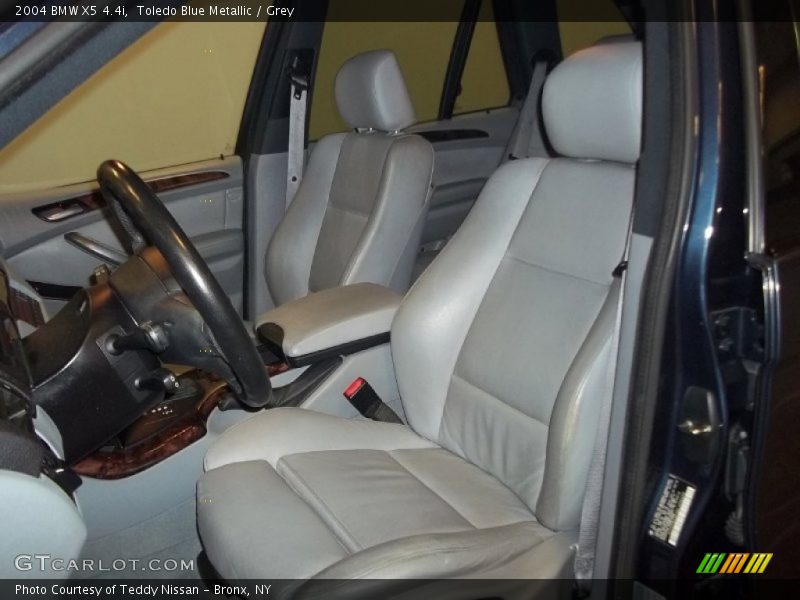 Toledo Blue Metallic / Grey 2004 BMW X5 4.4i