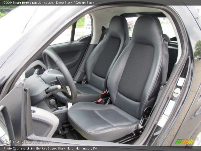  2009 fortwo passion coupe Design Black Interior