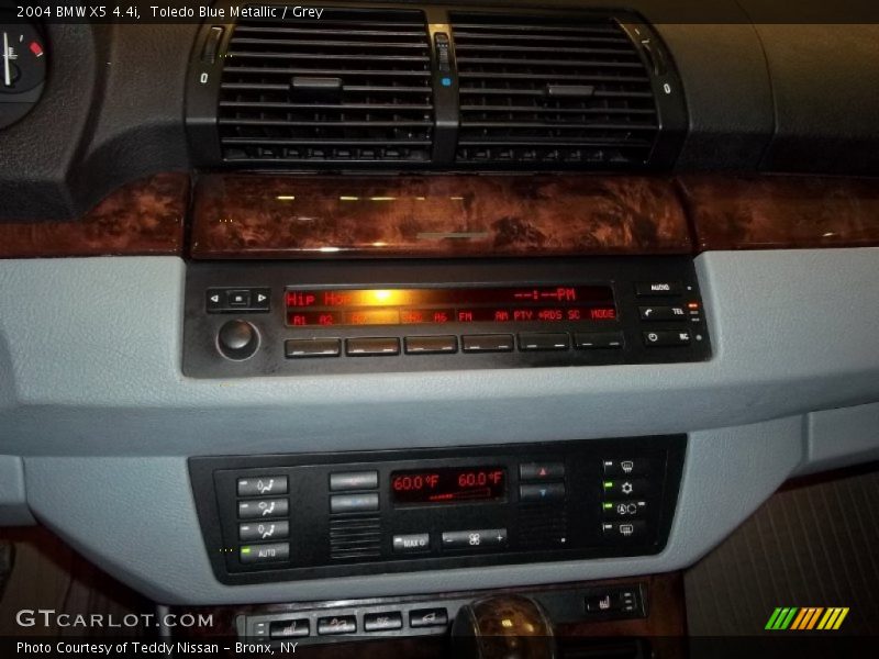 Toledo Blue Metallic / Grey 2004 BMW X5 4.4i