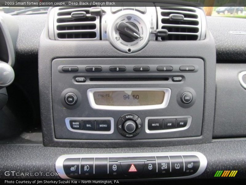 Deep Black / Design Black 2009 Smart fortwo passion coupe