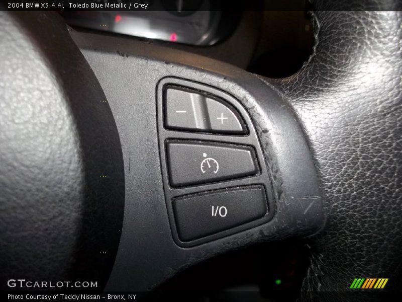 Toledo Blue Metallic / Grey 2004 BMW X5 4.4i