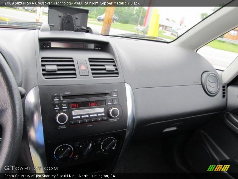 Sunlight Copper Metallic / Black 2009 Suzuki SX4 Crossover Technology AWD