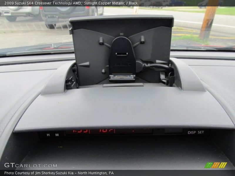 Sunlight Copper Metallic / Black 2009 Suzuki SX4 Crossover Technology AWD
