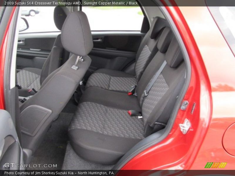 Sunlight Copper Metallic / Black 2009 Suzuki SX4 Crossover Technology AWD