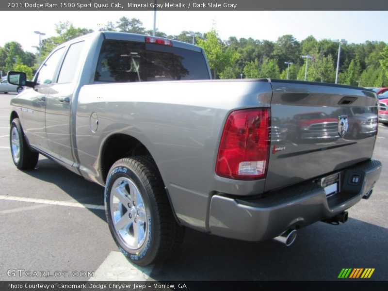 Mineral Gray Metallic / Dark Slate Gray 2011 Dodge Ram 1500 Sport Quad Cab