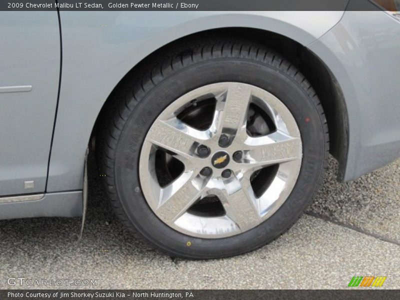 Golden Pewter Metallic / Ebony 2009 Chevrolet Malibu LT Sedan