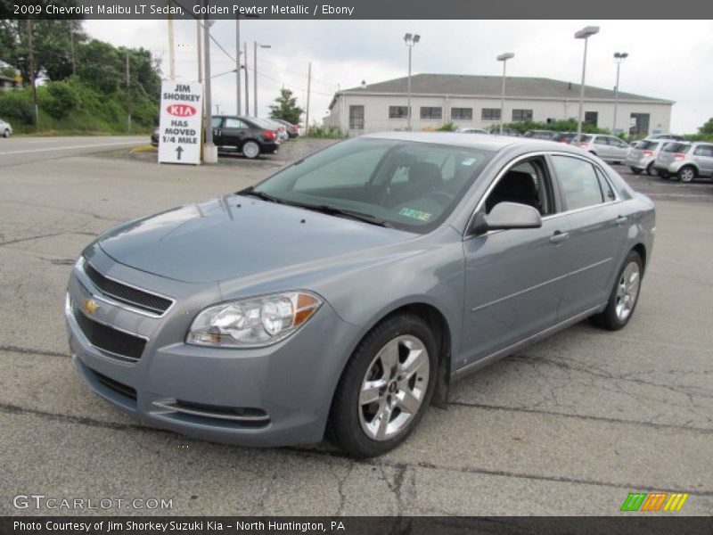 Golden Pewter Metallic / Ebony 2009 Chevrolet Malibu LT Sedan