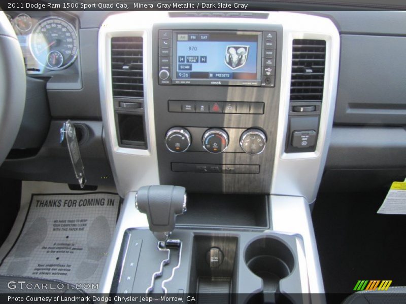 Mineral Gray Metallic / Dark Slate Gray 2011 Dodge Ram 1500 Sport Quad Cab