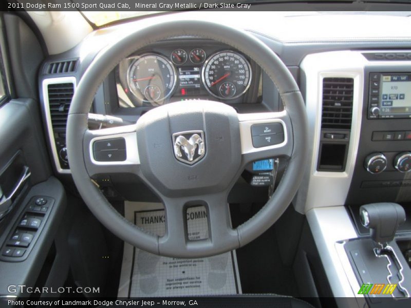 Mineral Gray Metallic / Dark Slate Gray 2011 Dodge Ram 1500 Sport Quad Cab