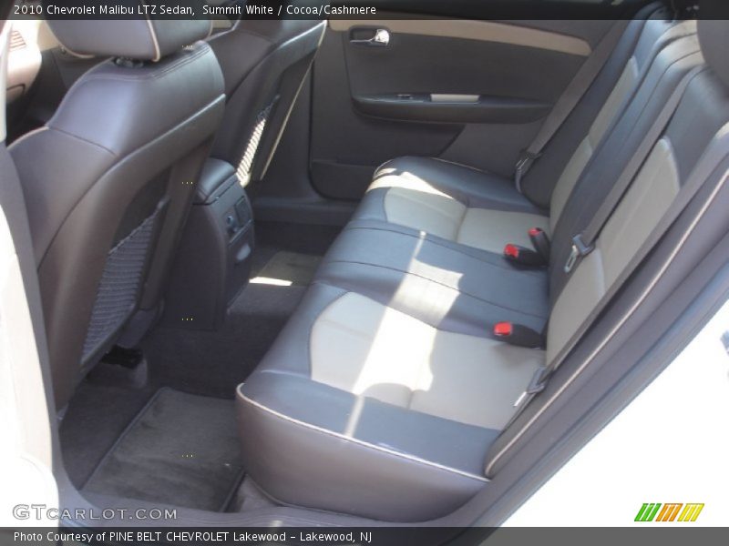 Summit White / Cocoa/Cashmere 2010 Chevrolet Malibu LTZ Sedan