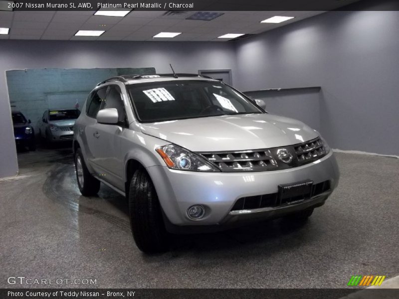 Platinum Pearl Matallic / Charcoal 2007 Nissan Murano SL AWD