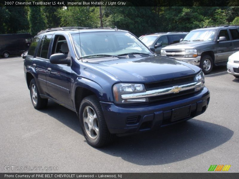 Imperial Blue Metallic / Light Gray 2007 Chevrolet TrailBlazer LS 4x4