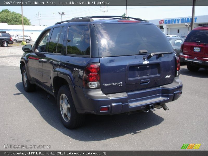 Imperial Blue Metallic / Light Gray 2007 Chevrolet TrailBlazer LS 4x4