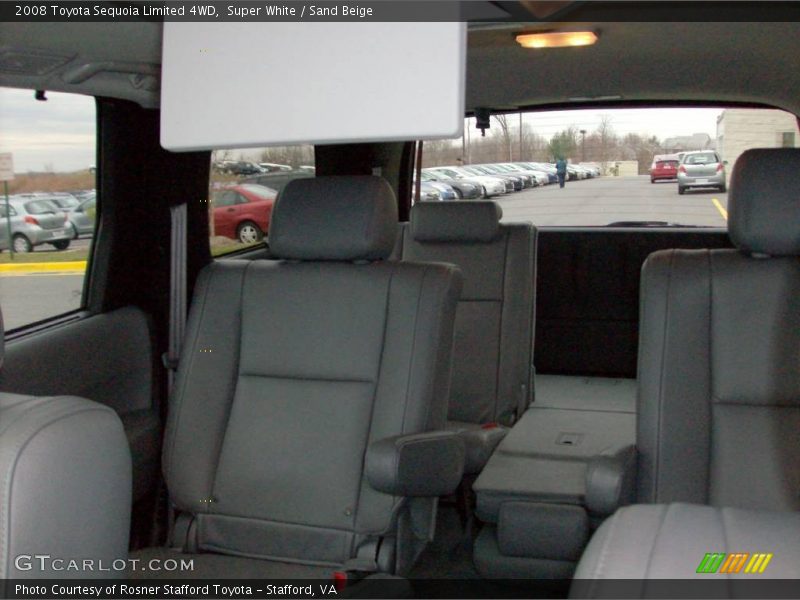 Super White / Sand Beige 2008 Toyota Sequoia Limited 4WD