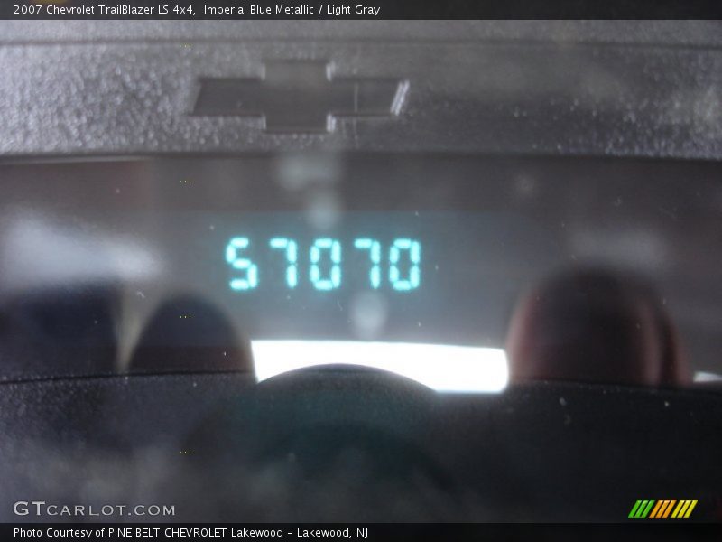 Imperial Blue Metallic / Light Gray 2007 Chevrolet TrailBlazer LS 4x4