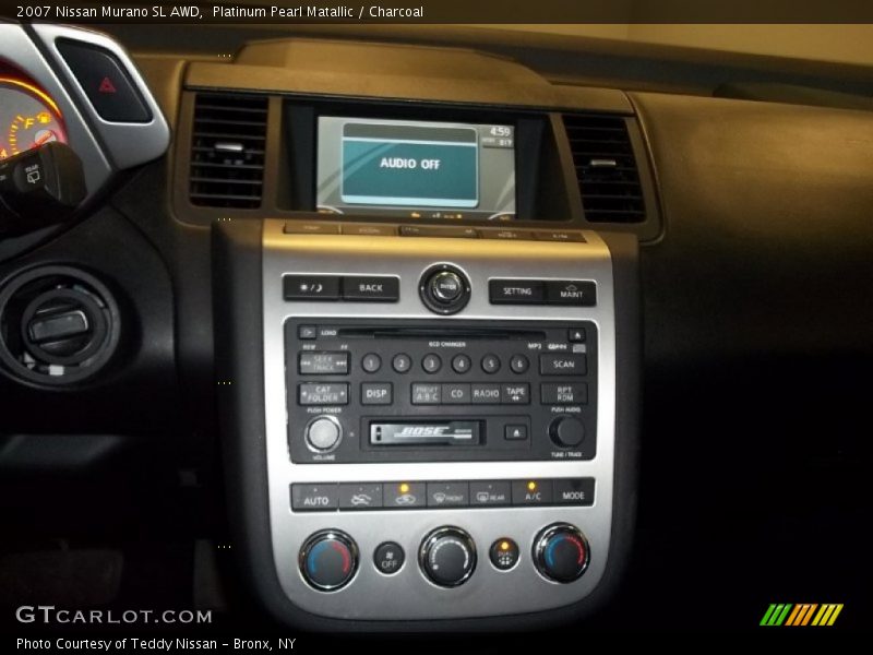 Platinum Pearl Matallic / Charcoal 2007 Nissan Murano SL AWD