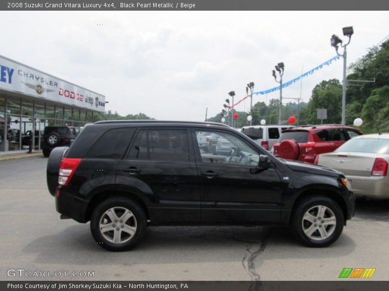 Black Pearl Metallic / Beige 2008 Suzuki Grand Vitara Luxury 4x4