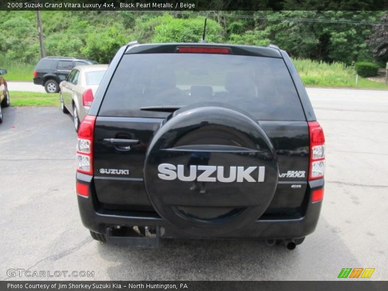 Black Pearl Metallic / Beige 2008 Suzuki Grand Vitara Luxury 4x4