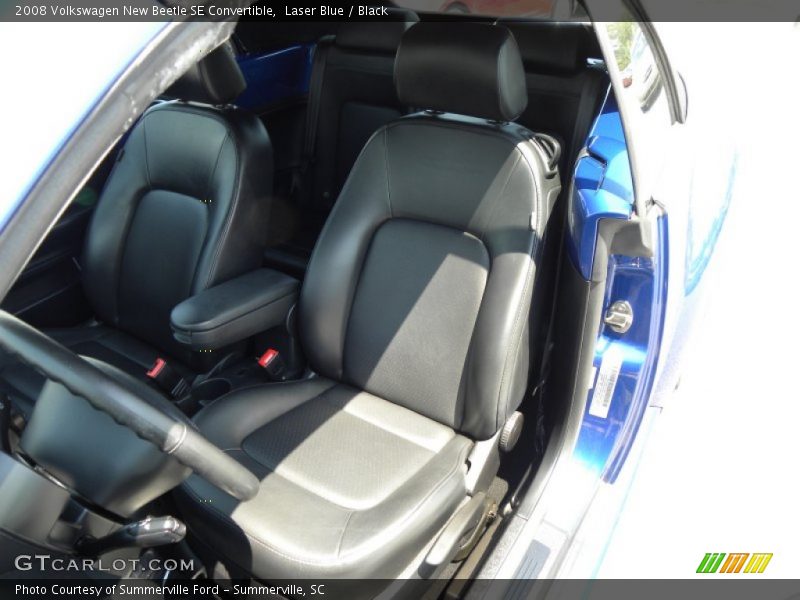  2008 New Beetle SE Convertible Black Interior