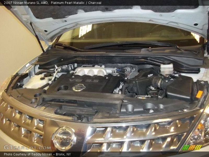 Platinum Pearl Matallic / Charcoal 2007 Nissan Murano SL AWD