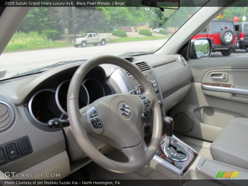  2008 Grand Vitara Luxury 4x4 Beige Interior