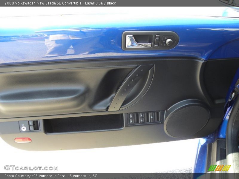 Laser Blue / Black 2008 Volkswagen New Beetle SE Convertible