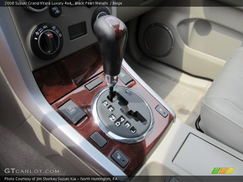  2008 Grand Vitara Luxury 4x4 5 Speed Automatic Shifter