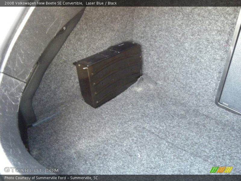 Laser Blue / Black 2008 Volkswagen New Beetle SE Convertible