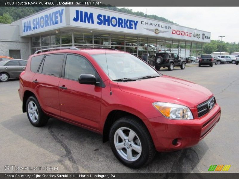 Barcelona Red Pearl / Ash 2008 Toyota RAV4 V6 4WD