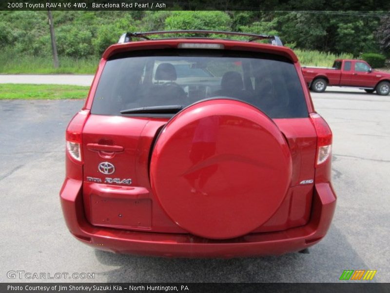 Barcelona Red Pearl / Ash 2008 Toyota RAV4 V6 4WD