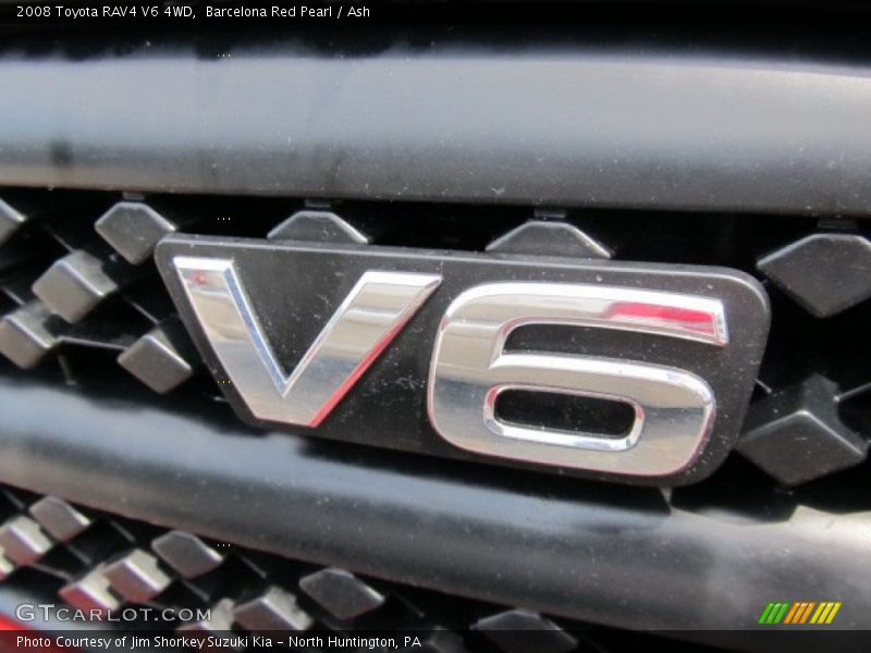 Barcelona Red Pearl / Ash 2008 Toyota RAV4 V6 4WD
