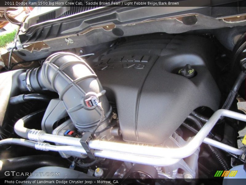 Saddle Brown Pearl / Light Pebble Beige/Bark Brown 2011 Dodge Ram 1500 Big Horn Crew Cab