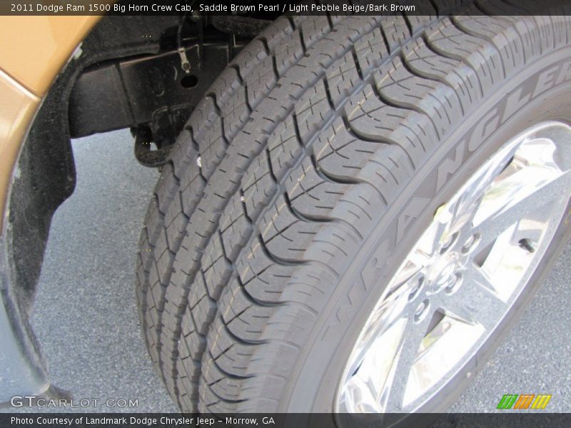 Saddle Brown Pearl / Light Pebble Beige/Bark Brown 2011 Dodge Ram 1500 Big Horn Crew Cab