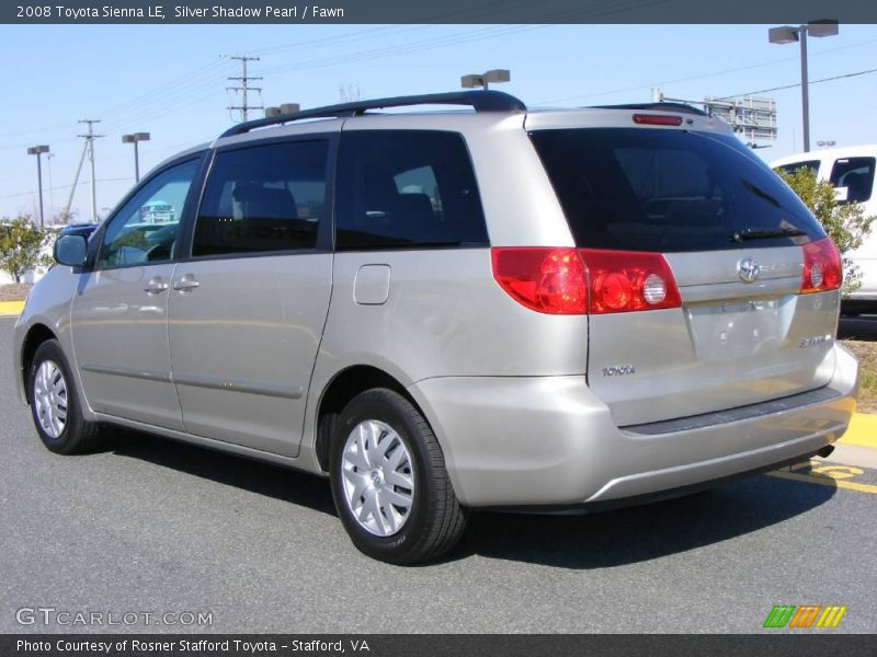 Silver Shadow Pearl / Fawn 2008 Toyota Sienna LE