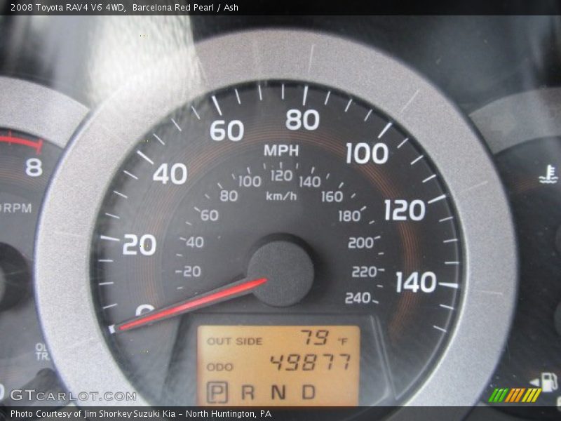 Barcelona Red Pearl / Ash 2008 Toyota RAV4 V6 4WD