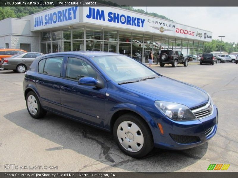 Twilight Blue / Charcoal 2008 Saturn Astra XE Sedan
