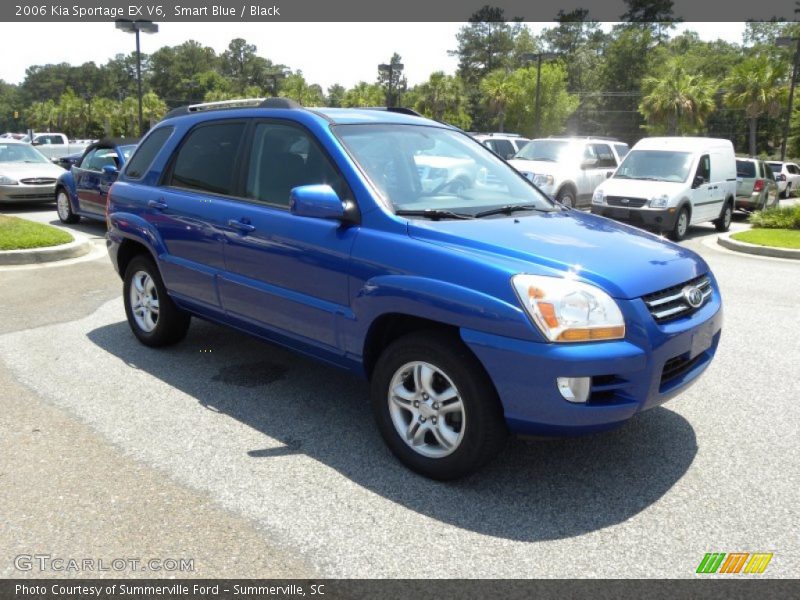 Smart Blue / Black 2006 Kia Sportage EX V6