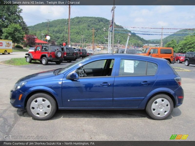 Twilight Blue / Charcoal 2008 Saturn Astra XE Sedan