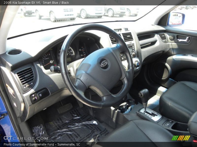 Smart Blue / Black 2006 Kia Sportage EX V6