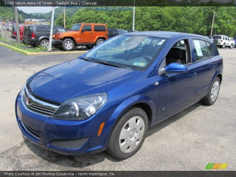 Twilight Blue / Charcoal 2008 Saturn Astra XE Sedan