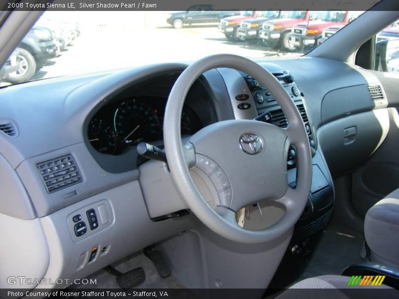 Silver Shadow Pearl / Fawn 2008 Toyota Sienna LE