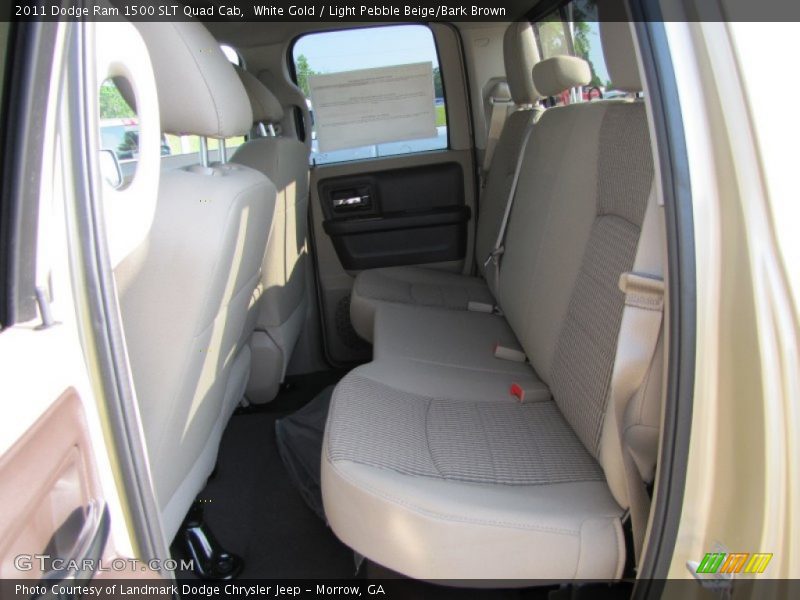 White Gold / Light Pebble Beige/Bark Brown 2011 Dodge Ram 1500 SLT Quad Cab