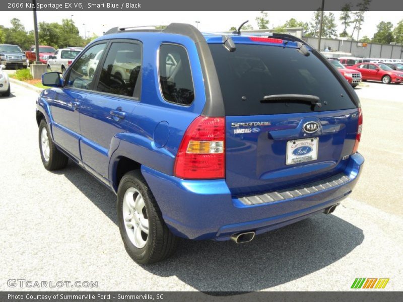 Smart Blue / Black 2006 Kia Sportage EX V6
