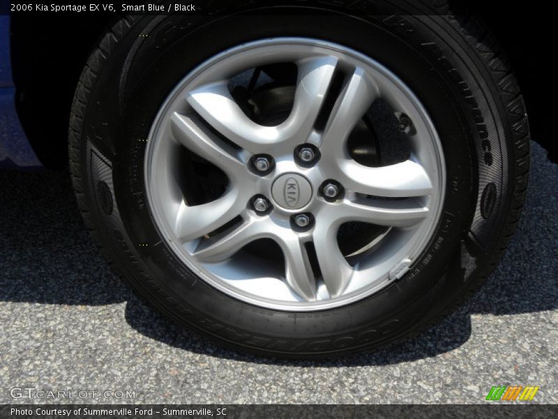 Smart Blue / Black 2006 Kia Sportage EX V6