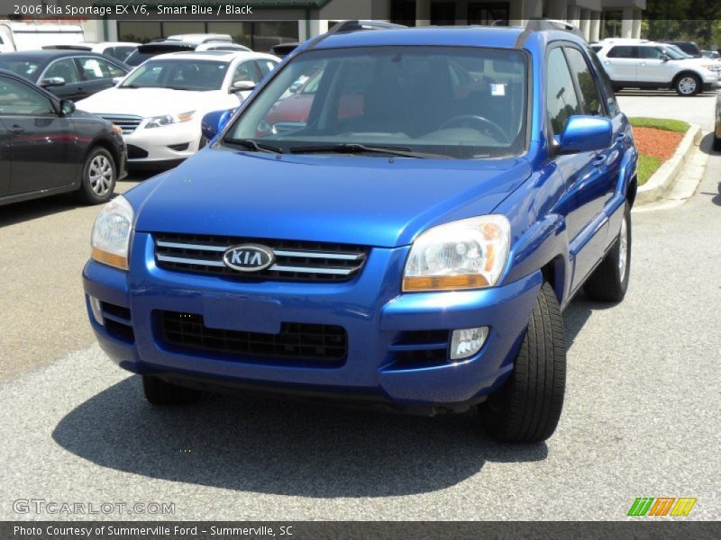 Smart Blue / Black 2006 Kia Sportage EX V6