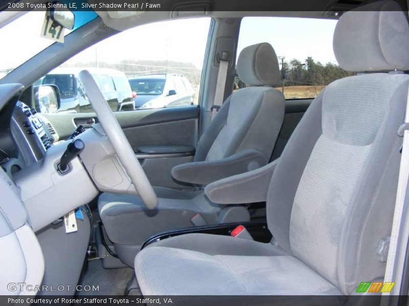 Silver Shadow Pearl / Fawn 2008 Toyota Sienna LE