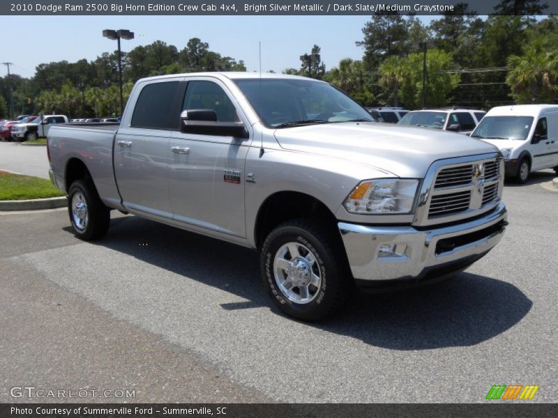 Bright Silver Metallic / Dark Slate/Medium Graystone 2010 Dodge Ram 2500 Big Horn Edition Crew Cab 4x4