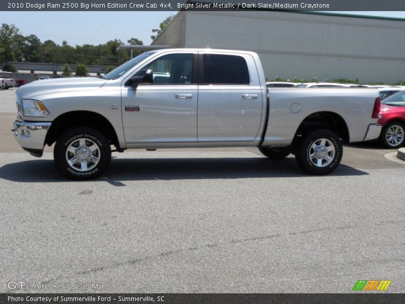 Bright Silver Metallic / Dark Slate/Medium Graystone 2010 Dodge Ram 2500 Big Horn Edition Crew Cab 4x4
