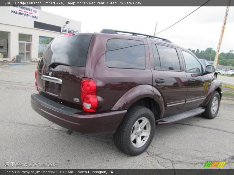 Deep Molten Red Pearl / Medium Slate Gray 2005 Dodge Durango Limited 4x4