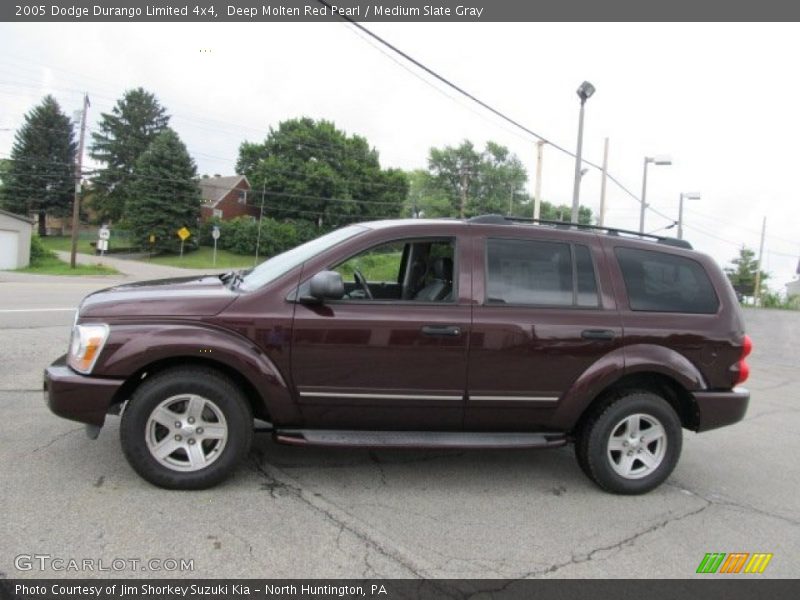 Deep Molten Red Pearl / Medium Slate Gray 2005 Dodge Durango Limited 4x4
